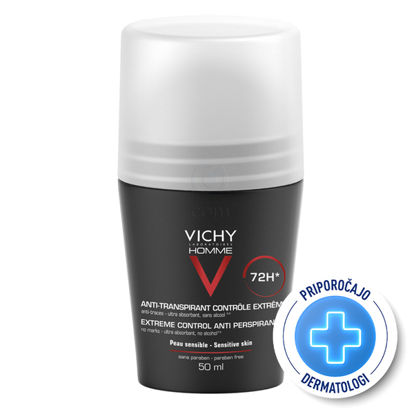 Vichy Homme, dezodorant z 72-urno zaščito proti potenju (50 ml)