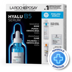 LRP Hyalu B5, paket za občutljivo kožo (30 ml + 50 ml + 1,5 ml + 15 ml)