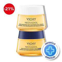Vichy Neovadiol, protokol za čvrstost kože po menopavzi - dnevna in nočna krema (2 x 50 ml)
