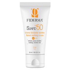 Fiderma Sunfid, temna obarvana krema za zaščito pred soncem za občutljivo kožo za obraz - ZF50+ (50 ml)