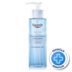 Eucerin DermatoClean [Hyaluron], čistilni gel (200 ml) 