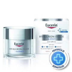 Eucerin Hyaluron-Filler, dnevna krema - suha koža - ZF 15 (50 ml)