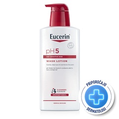 Eucerin pH5, losjon za umivanje s pumpico (400 ml)