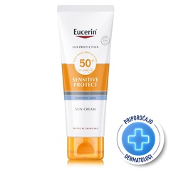 Eucerin Sun Sensitive Protect, zaščitna krema za obraz ZF 50+ (50 ml)