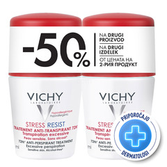 ichy Stress Resist, 72h intenzivni antitranspirant roll-on - paket (2 x 50 ml)