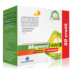 Multi Essence Magnezij 400 + B kompleks, mikrogranule - vrečke (30 vrečk)