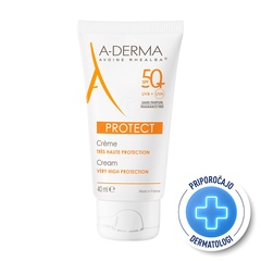 A-Derma Protect, krema brez vonja za zaščito pred soncem - ZF 50+ (40 ml)