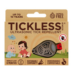 Tickless ECO Kid, ultrazvočni odganjalec klopov za ljudi - ECO (bež)