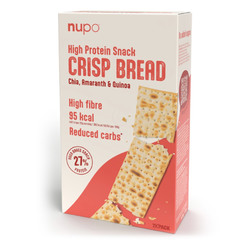 Nupo High Protein Crisp Bread, visokobeljakovinski hrustljavi kruhki (7 x 25 g)
