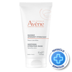 Avene, pomirjujoča maska za vlaženje kože (50 ml)