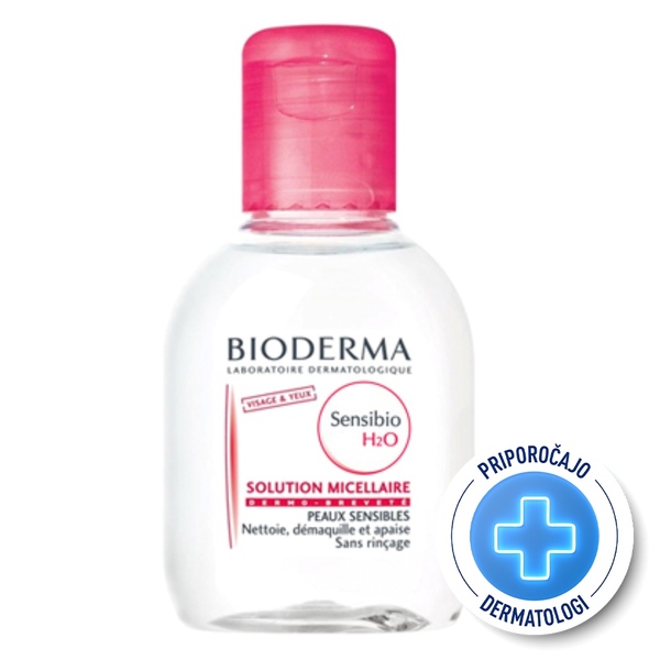 Bioderma Sensibio H2O, micelarni losjon za čiščenje kože - 100 ml 