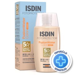 ISDIN Sun Fotoprotector Fusion Water Color, obarvana krema za zaščito pred soncem - light - ZF50 (50 ml)