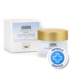  ISDIN Isdinceutics Prevent Hyaluronic Moisture Sensitive skin, hialuronska vlažilna krema za normalno do suho kožo (50 ml)