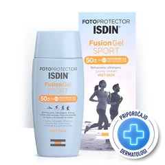 ISDIN Sun Fotoprotector Fusion Gel Sport Wet skin, gel za telo za zaščito pred soncem - ZF50+ (100 ml)