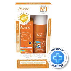 Eau Thermale Avène Sun, otroški paket za zaščito pred soncem (200 ml + 100 ml)