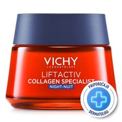 Vichy Liftactiv Collagen Specialist, nočna nega za obraz (50 ml)