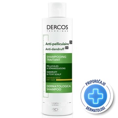 Vichy Dercos, šampon proti prhljaju za suhe lase (200 ml)