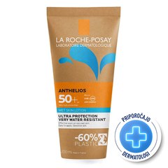 LRP Anthelios Wet Skin, losjon za zaščito pred soncem za mokro in suho kožo - ZF50+ (200 ml)