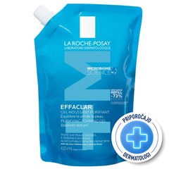 LRP Effaclar +M, peneči čistilni gel - Refill (400 ml)