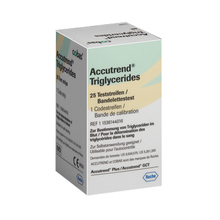 Accutrend, testni lističi za merjenje trigliceridov (25 lističev)