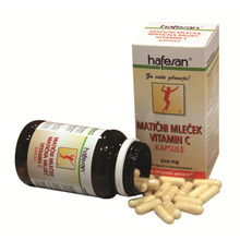 Hafesan Matični mleček + Vitamin C, kapsule (60 kapsul)