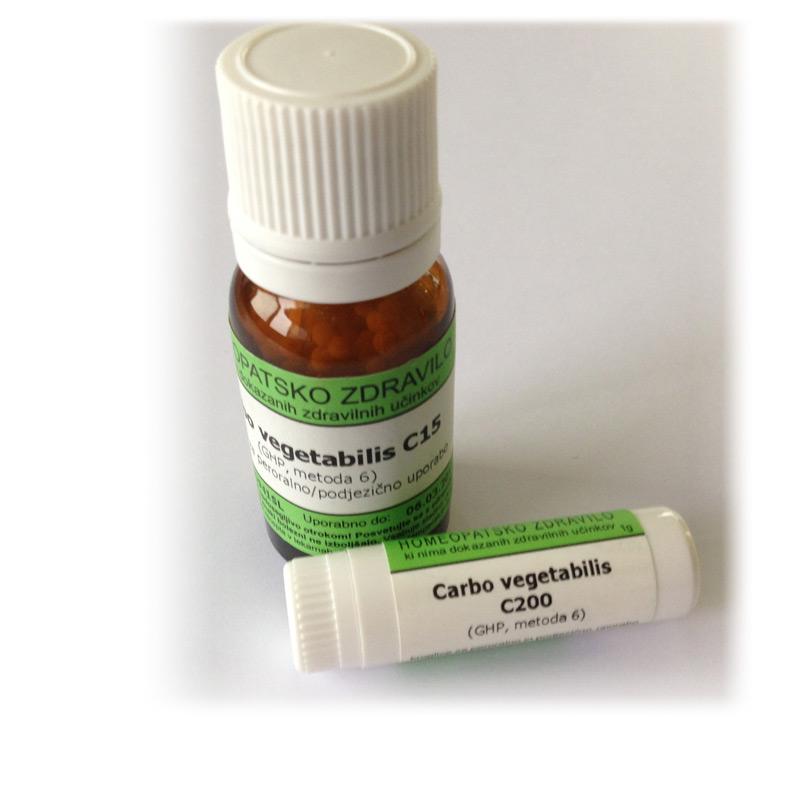 Carbo vegetabilis, kroglice - 10 g (C10)