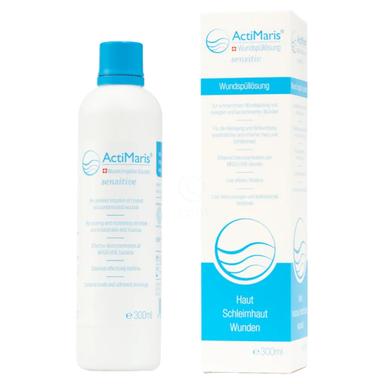 ActiMaris Sensitiv, raztopina za izpiranje ran (300 ml)