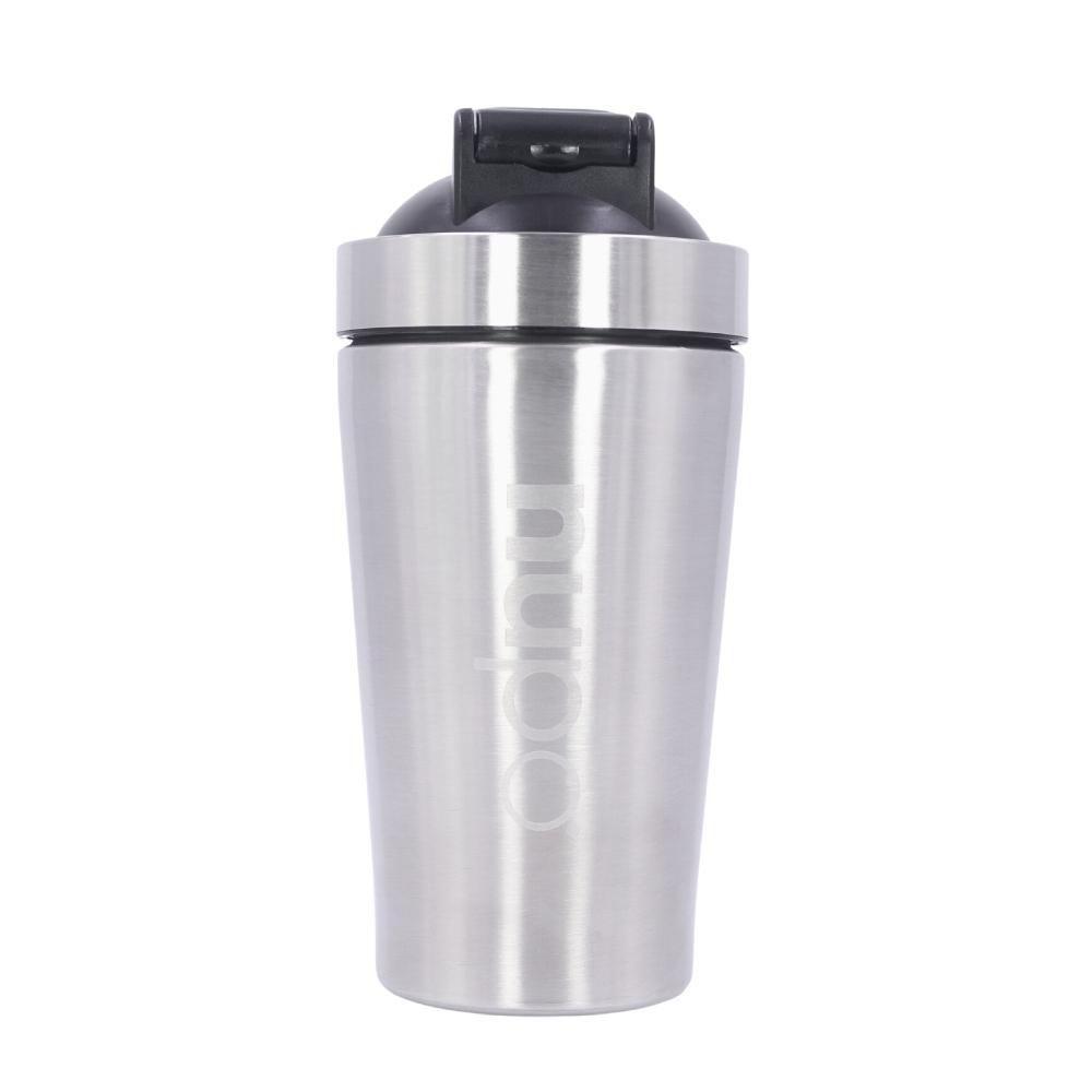 Nupo shaker, kovinski mešalec za pripravo napitkov - srebrna barva (1 mešalec - 500 ml)