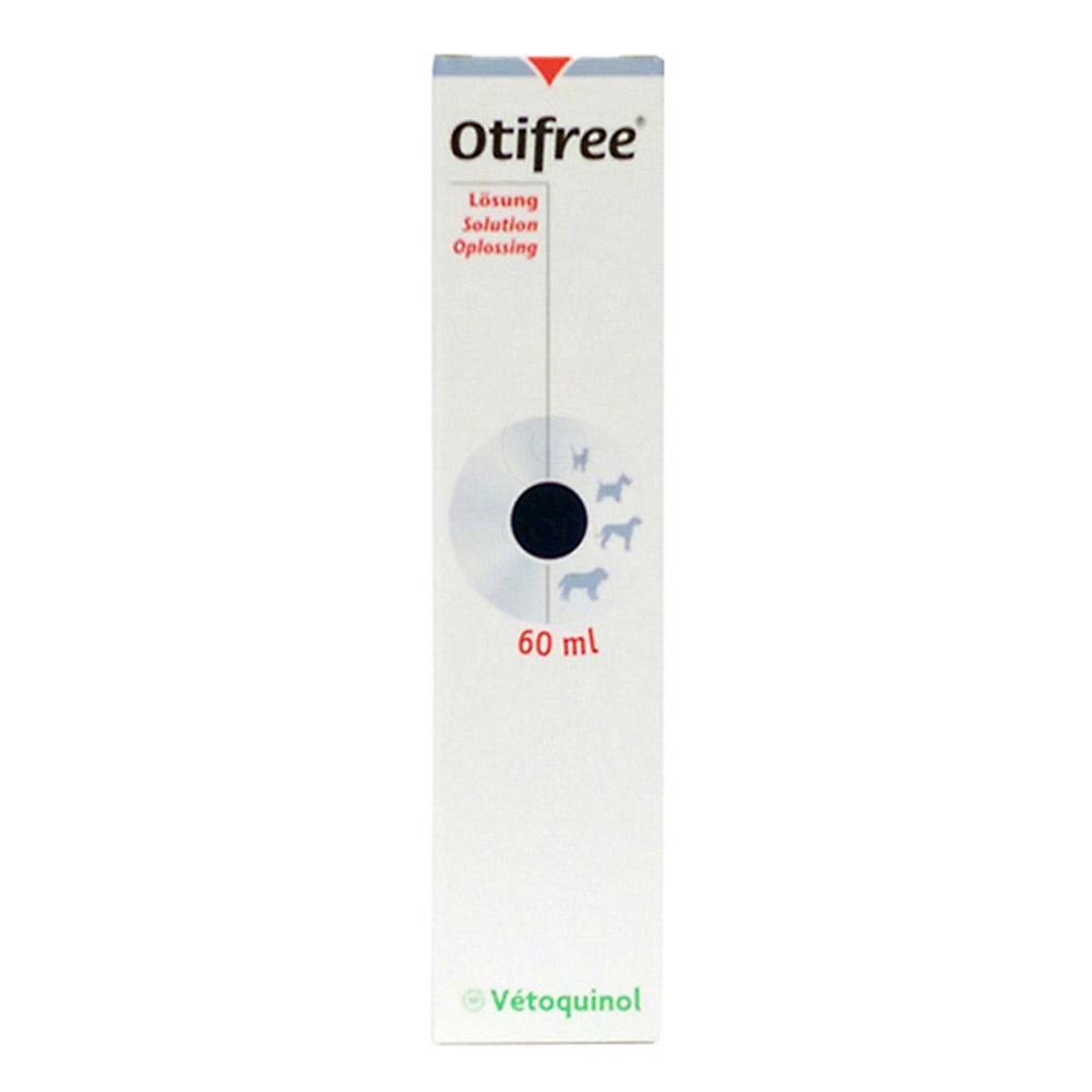 Otifree Vetoquinol, raztopina za čiščenje ušes psov in mačk (60 ml)