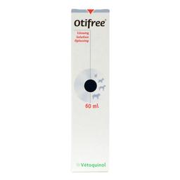 Otifree Vetoquinol, raztopina za čiščenje ušes psov in mačk (60 ml)