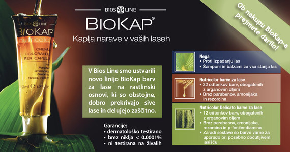 BioKap - naravno barvanje las in nega.