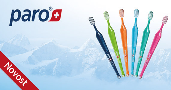 Novo na Lekarnar.com: Švicarske zobne ščetke Paro.