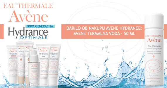 Jesenska osvežitev za vašo kožo: Avene Hydrance Optimale.