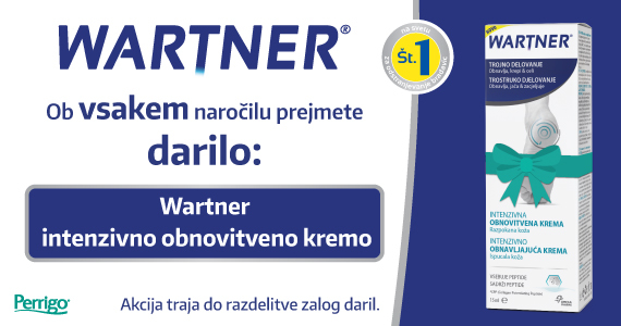 Lekarnar.com in Wartner obdarujeta vsak vaš nakup.