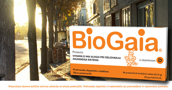 Novo – BioGaia Protectis z vitaminom D3.
