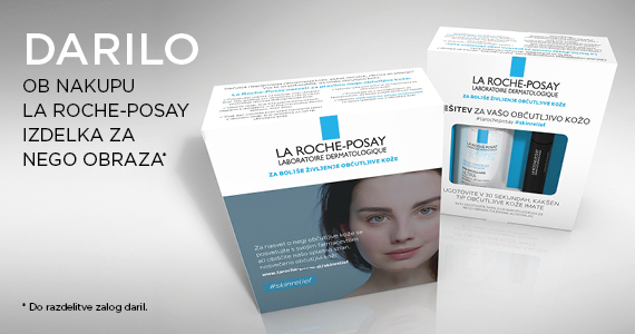 La Roche-Posay obdaruje nakupe izbranih izdelkov za nego obraza.