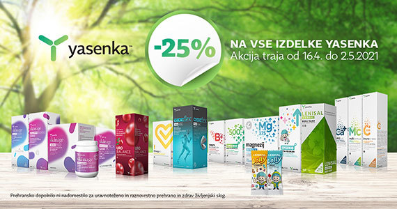 Prehranska dopolnila Yasenka so vam na voljo 25% ugodneje. - Slika 1