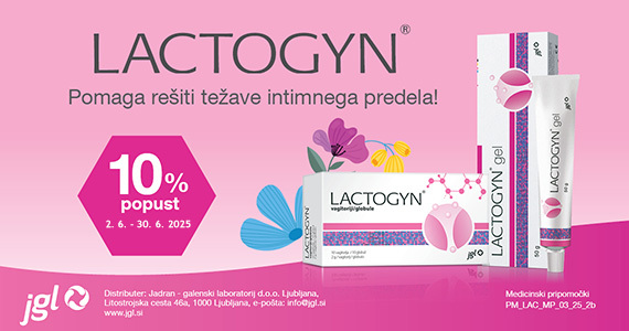 Vsi izdelki Lactogyn so vam na voljo 10% ugodneje.