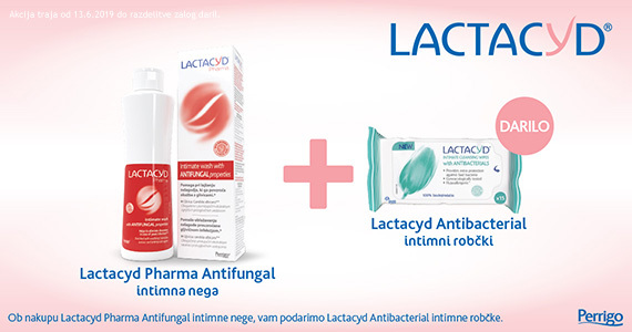 Ob nakupu Lactacyd Pharma Antifungal prejemete darilo.