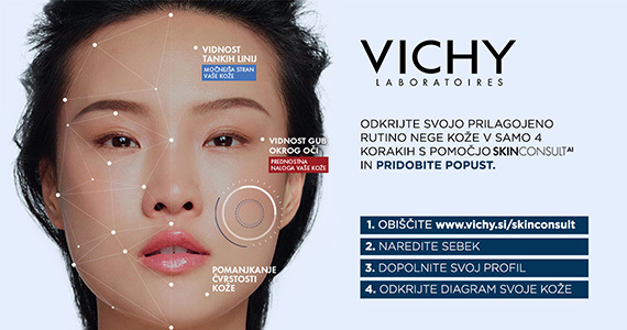 Vichy SkinConsult AI - personalizirana analiza kože in ustrezna rutina nege v treh korakih. Popolno, kajne?  