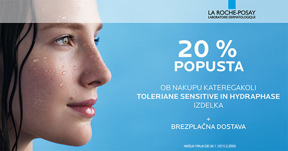 Izdelki La Roche-Posay Toleriane Sensitive in Hydreane so vam na voljo 20% ugodneje + Brezplačna dostava.