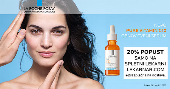La Roche-Posay Redermic Pure Vitamin C10 serum vam je na voljo 20% ugodneje + Brezplačna dostava.