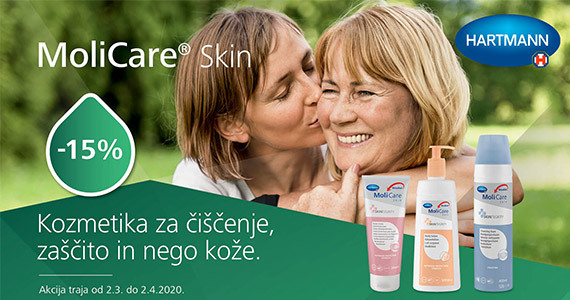 Kozmetika Molicare Skin vam je na voljo 15% ugodneje.