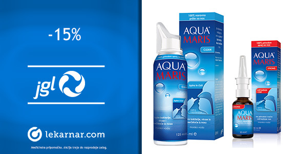 Izbrani izdelki Aqua Maris so vam na voljo 15% ugodneje.