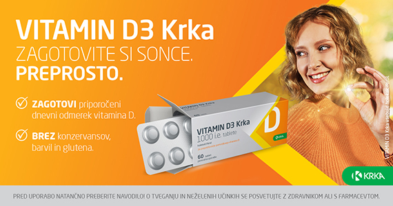 Zagotovimo si dovolj vitamina D, ki prispeva k delovanju imunskega sistema.
