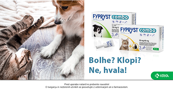 Fypryst Combo – Zaščita na pravem mestu pred bolhami in klopi!