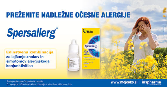 Spersallerg – prva pomoč pri alergijskem konjunktivitisu.