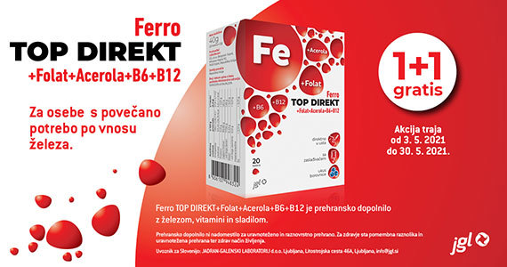 Ferro Top Direkt vam je na voljo v ponudbi 2 za 1.