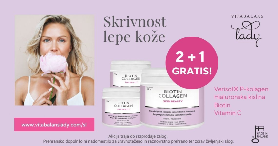 Vitabalans Biotin Collagen vam je na voljo v posebni ponudbi: tri za ceno dveh