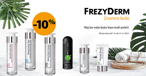 FrezyDerm vam je na voljo 10% ugodneje.